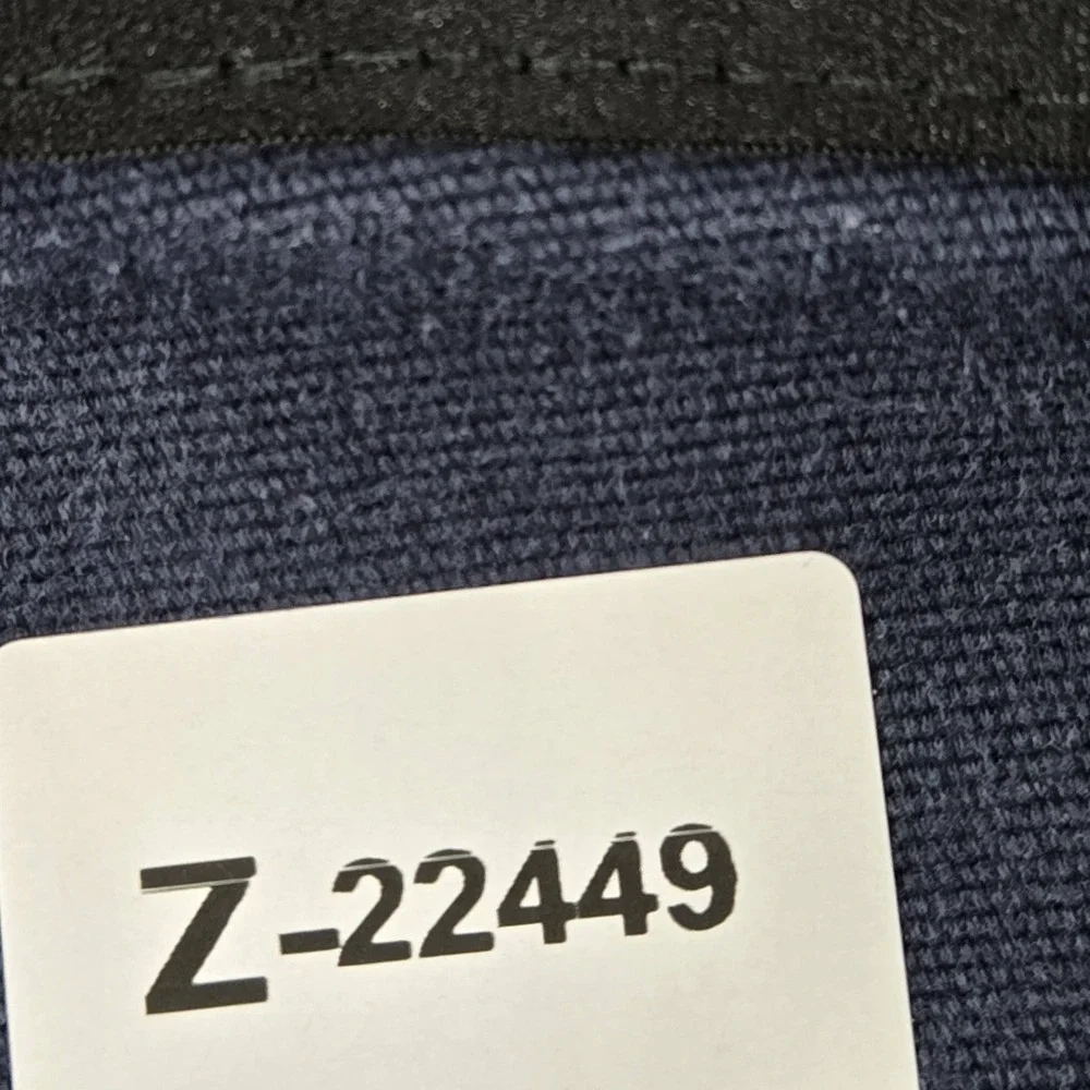 CAT Men Pants 34X30 Navy Blue Khakis Twill Workwear Button Zipper Logo 28